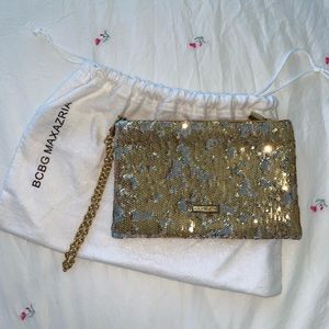 BCBGMaxAzria Sequin Clutch
